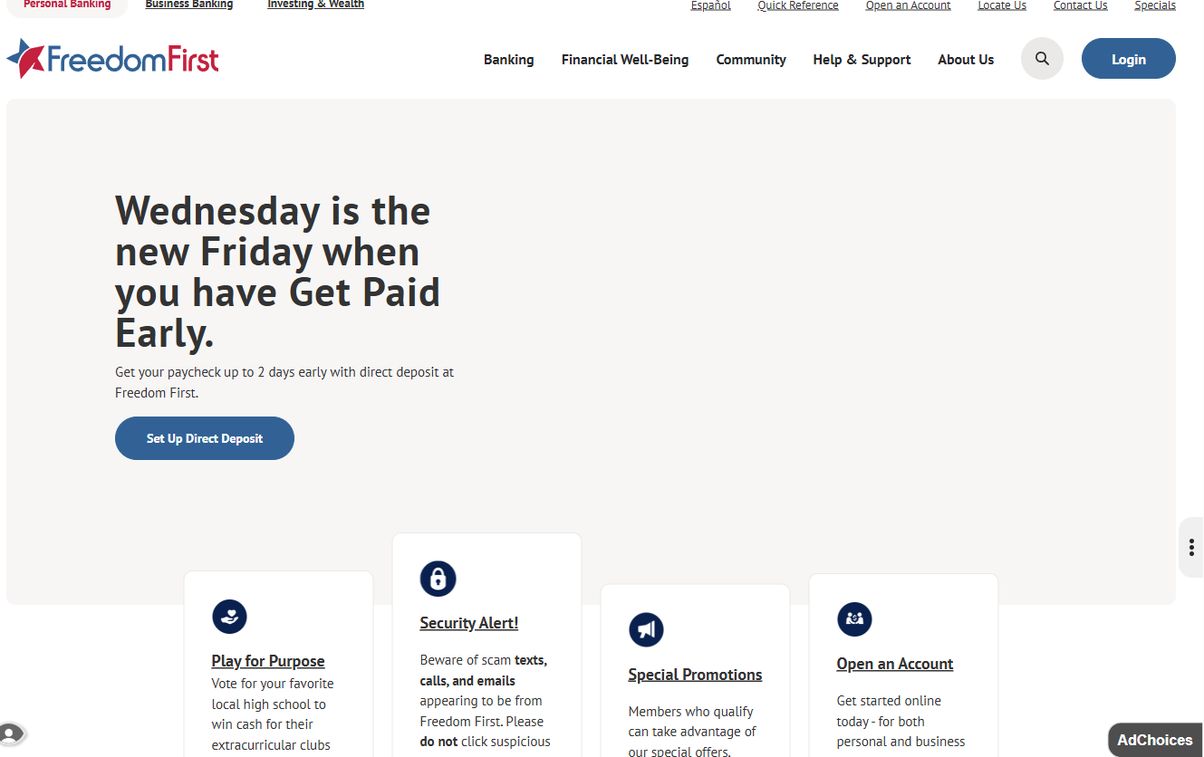 Freedom First Credit Union – freedomfirst.com
