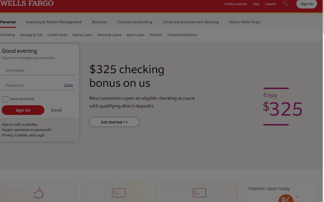 Wells Fargo – wellsfargo.com